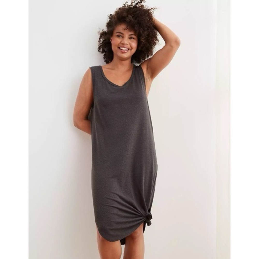 Aerie Easy Knit Cover Up Midi Dress